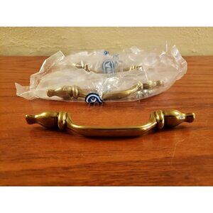 Lot 6 Amerock 3” Cabinet Dresser Drawer Pulls Handles Hardware Antique Gold New